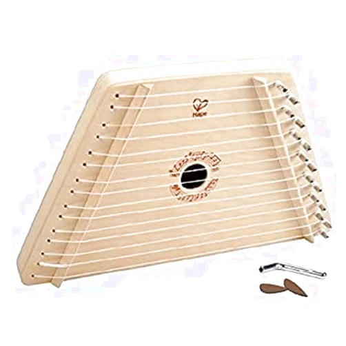 Hape Award Winning Hape Happy Harp Kid's Wooden Musical Instrument, L: 15.7, W: 1.3, H: 7.9 inch