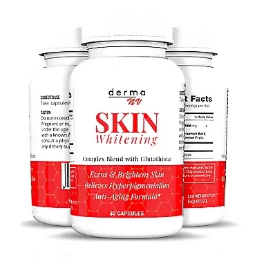 Apex Health Products Glutathione Whitening Pills-3000mg Glutathione Whitening Pills -Acne Scar & Dark Spot Remover -Better Than Skin Whitening Cream-Natural Skin Lightener -Anti-Aging & Antioxidant Formula -Derma NV