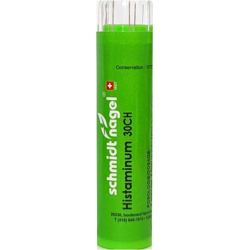 Schmidt-Nagel Histaminum 30CH Homeopathy Medicine Schmidt-Nagel Canada (Homeodel), 90 pellets/granules, 3.17 Ounce (Pack of 1)