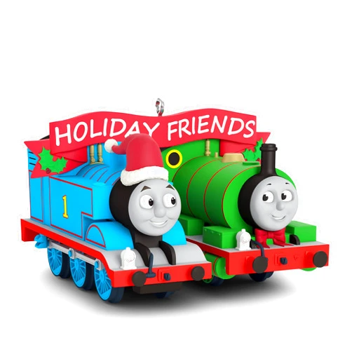 Hallmark Keepsake Christmas Ornament 2018 Year Dated, Thomas and Friends Thomas and Percy