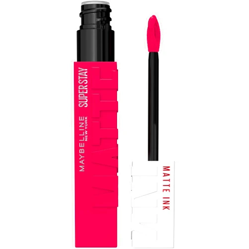 Maybelline Super Stay Matte Ink Liquid Lipstick Makeup, Long Lasting High Impact Color, Up to 16H Wear, Artist, Deep Pink, 1 Count, Packaging May Vary