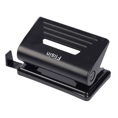 Flisin 2 Hole Punch,Hole Puncher, Smart Touch, 10 Sheet Punch Capacity, Low Force, Black