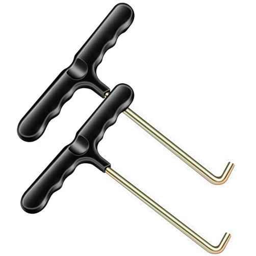SENLIXIN Trampoline Spring Pull Tool Kit Trampoline T-Hook Puller Spring Pull T-Shape Hook Trampoline Accessories