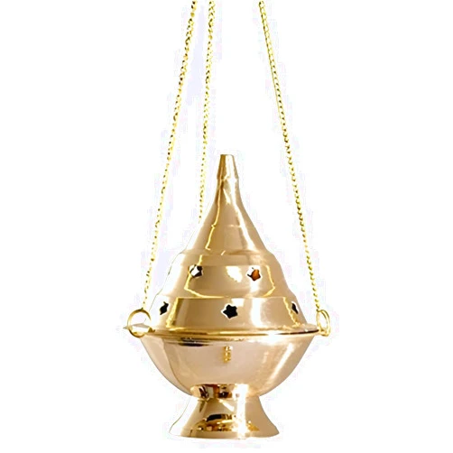 LEFVNPETS Accessories - Brass Burners Hanging Censer/Charcoal Incense Burner, 4.5