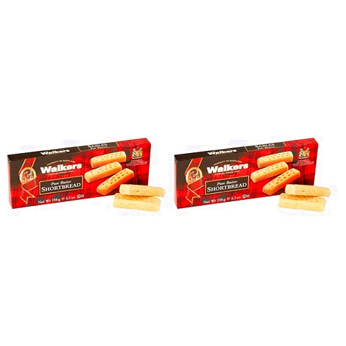 Walkers Classic Shortbread Fingers - 5.3 oz (Pack of 2)