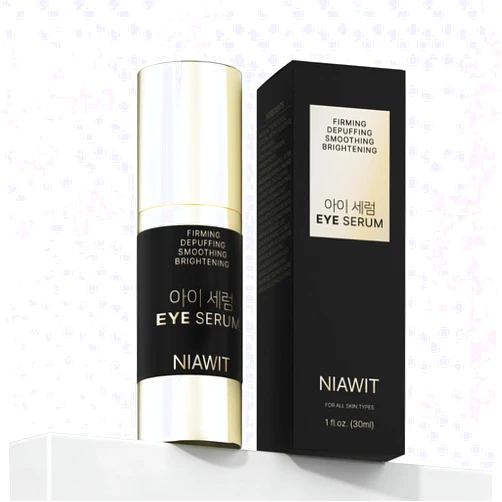 NIAWIT Eye Serum for Dark Circles and Puffiness - Advanced Anti-Aging Under Eye Treatment for Wrinkles, Bags and Fine Lines - Hydrating and Firming Formula to Brighten and Revitalize Tired Eyes