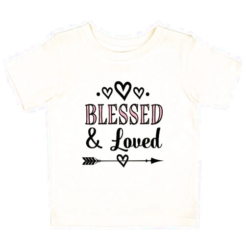 inktastic Blessed and Loved Baby Girl Baby T-Shirt