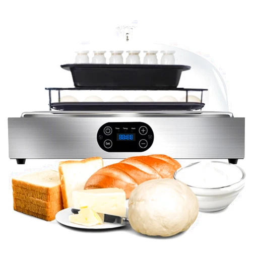 QIXUNZC Electric Bread Dough Proofer Machine with Humidity and Temperature control Sourdough Bread Proofer Box Yogurt Maker Proofing Slow Cooker Fermenter Chocolate Melter