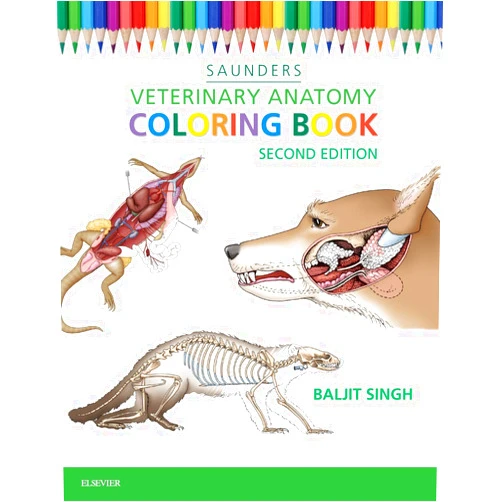By Baljit Singh BVSc MVSc PhD (Author) Veterinary Anatomy Coloring Book