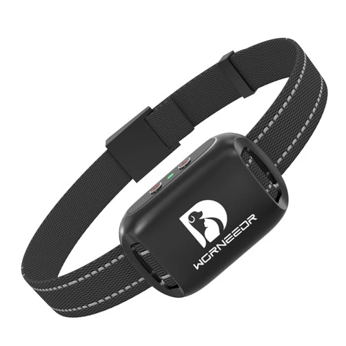 Worneeder Dog Bark Collar AI Smart Barking Collar Automatic Anti Barking Collar for Large Medium Small Dogs Training Collar with 2 Adjustable Sensitivity Shock Beep Black.1.0