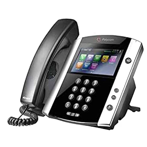 Polycom VVX 600 2200-44600-025 16-Line Business Media Phone PoE (Renewed)