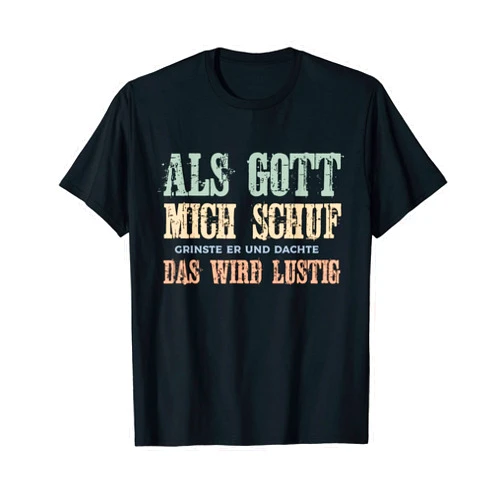 Die Besten Ehemänner & Väter Spruch Motive Als Gott Mich Schuf Grinste Er Und Dachte Das Wird Funny T-Shirt