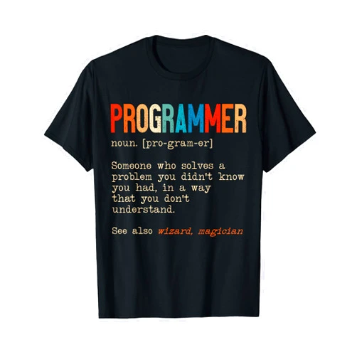 Programmer SteMi Apparel Funny Programmer Definition Software Developer Programming T-Shirt