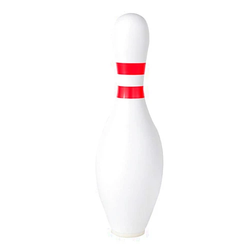 Garneck Bowling Pin Bank Unbreakable Plastic Coin Bank Unique Design Money for Kids Tollder (White)