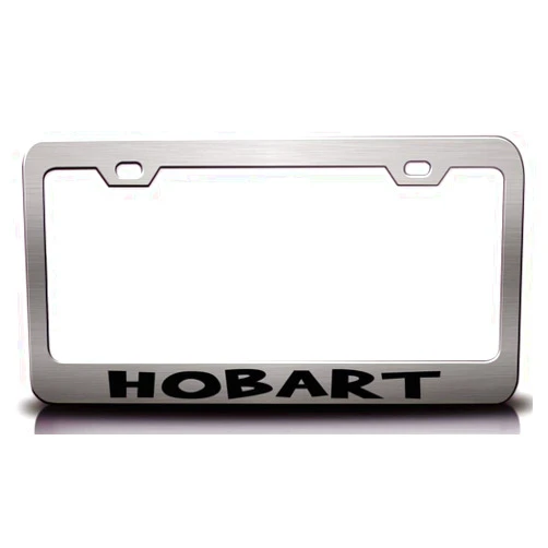 Custom Brother Hobart Australia Cities of The World Metal Car SUV Truck License Plate Frame Ch a77