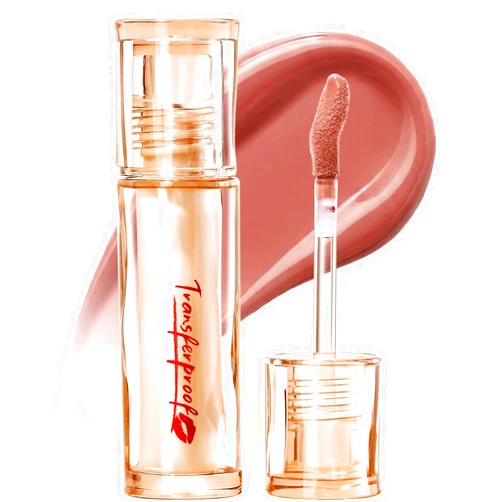 FOCALLURE Super Transferproof Liquid Lipstick, Glazed Shine Plump Lip Gloss, 16H Non-Smudging Moisturizing Lip Tint, Long Lasting Non-Sticky Lipcolor, Mocha Nude