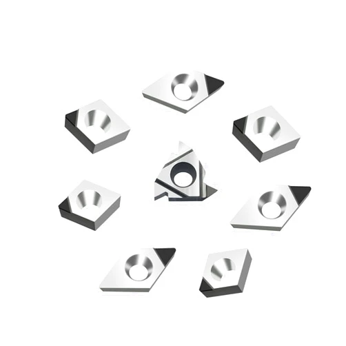 MABUARN PCD Turning Inserts Mixed Set for CNC Lathe Turning Tool Holder Set Replacement, Indexable Inserts for Aluminum Copper Machining, Mixed 8 Pieces or 7 Pieces (for 5/16