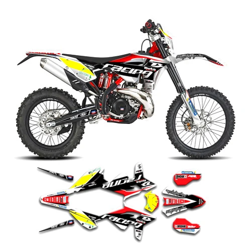Kungfu Graphics Custom Decal Kit for Beta RR 125 200 250 300 350 390 430 480 2020 2021 2022 2023 2024 Dirt Bike Off Road, BTRR20N001-KO