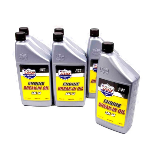 Lucas Oil 10630 Engine Break-In Oil SAE 30-1 Quart (Pack of 6)