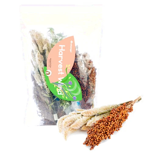 Niteangel Natural Flower & Herb Hamster Bedding Mate - Habitat Decor for Hamsters Gerbils Mice Lemming Degus or Other Small Pets (Harvest Wind - Natural Poem Version)
