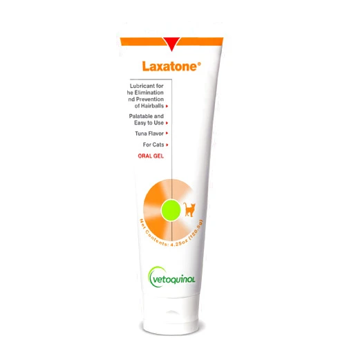 Vetoquinol Laxatone: Oral Hairball Lubricant Gel for Cats – Tuna-Flavored, 4.25oz