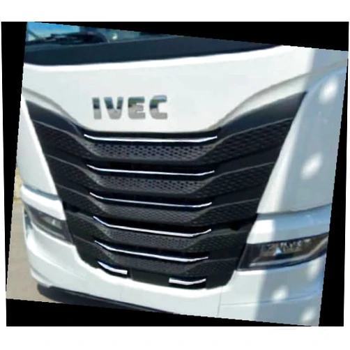 Mabi Automotive Parts For Iveco S-Way front grille deflector side chrome Laser cutting Stainless Steel