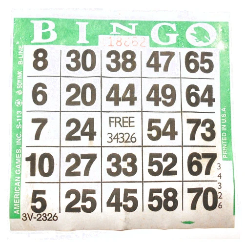 American Games 1on Green Bingo Paper Cards (500 sheets per pack)