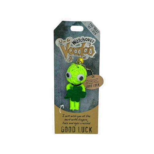 Watchover Voodoo 3-Inch Good Luck Keychain - Handcrafted Gift to Bring Good Luck and Positivity Everywhere You Go