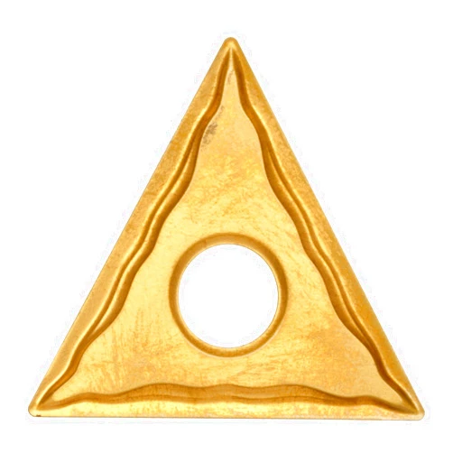 Sandvik Coromant T-Max P Carbide Turning Insert, TNMG, Triangle, MF Chipbreaker, GC235 Grade, Multi-Layer Coating, TNMG 431-MF, 1/2