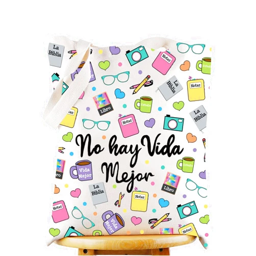 WZMPA JW Pioneer Cosmetic Makeup Bag JW Spanish Pioneer Gifts No Hay Vida Mejor Zipper Pouch Bag For Women Girls (No Hay Vida TG)