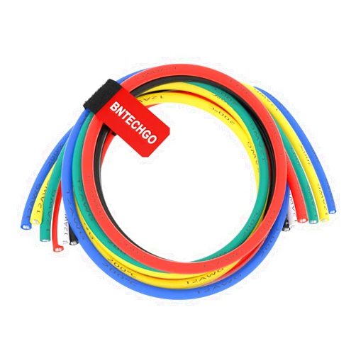 BNTECHGO 12 Gauge Silicone Wire Kit 6 Color Each 10 ft Flexible 12 AWG Stranded Tinned Copper Wire