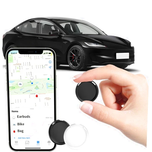 CYBERDOT 2 Pack GPS Tracker for Vehicles Work with Find My (iOS Only) Real Time Mini Car Air Tracker Tag Global Coverage Hidden Car Locator Tracking Device No Monthly Fee or Subscription No SIM Card Required