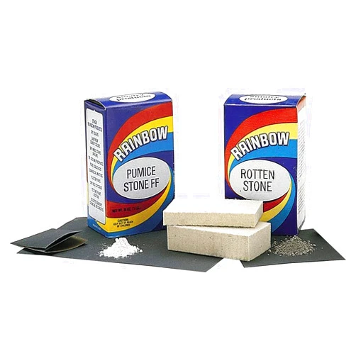 ROCKLER Rotten Stone for Glossy Finish (1 Pound) - Fine Grit Wood Polishing Bar - Heavy Duty Rubbing Compound for Removing Scratches & More - Outdoor Furniture Cleaner for Finishing & Refinishing Wooden Tops