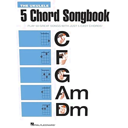 By Hal Leonard Publishing Corporation (Author) The Ukulele 5 Chord Songbook | Easy Ukulele Sheet Music with Lyrics and Chord Diagrams | Beginner Ukulele Songbook for Adults and Teens | Play 50 Pop and Rock Songs with 5 Simple Chords