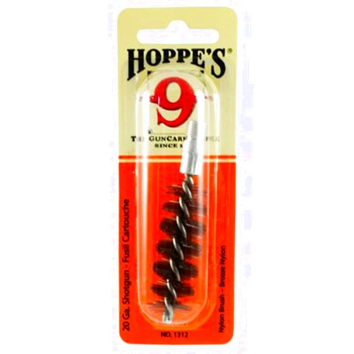 Hoppe's No. 9 Phosphor Bronze Brush, 20-Gauge Shotgun