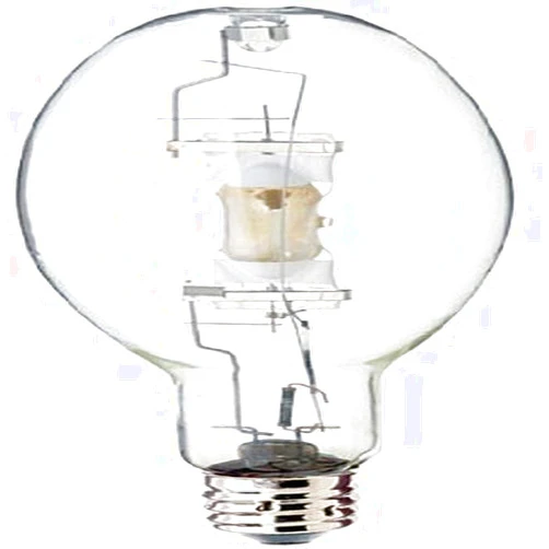 Satco S5825 4200K 350-Watt Clear Pulse Start Universal Mount Mogul Base ED28 Metal Halide Lamp