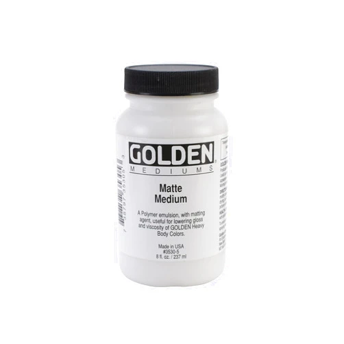 GOLDEN Acrylic Medium Golden Matte Medium 16 Ounce
