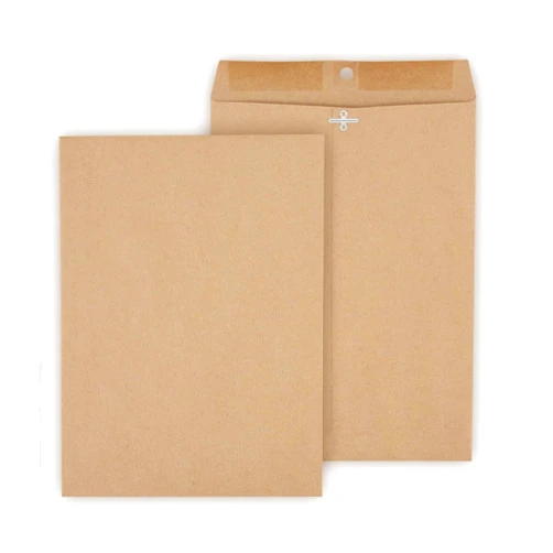 Staples 9 x 12 Kraft Clasp Catalog Envelopes, Brown, Eco‑Friendly Heavyweight Mailing Envelopes with Metal Clasp & Gummed Seal, 100/Pack