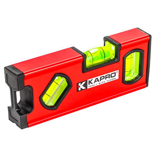 Kapro - 771M TWIN Magnetic Heavy Duty Toolbox Level - For Leveling and Measuring - Features V-Groove and Magnet Base - VPA Certified - 6 Inch