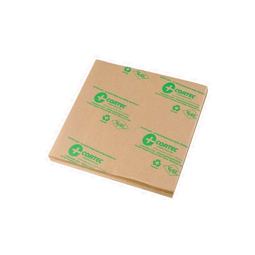 Cortec Anti Rust VCI Paper Sheets - 6 by 6 inches - 35# Gauge - Cortec VpCI-146 Rust Inhibitor Kraft Paper for Metal Protection(Pack of 100)