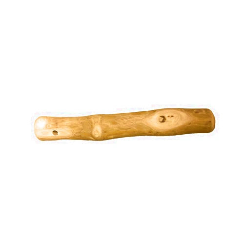 Indipets Coffee Wood Dog Chew Stick Stress Relief Toy: Natural Durable Real Wooden Bone Sticks for Dogs, Safe Dental Cleaning Chews for Teething Puppy | X-Small, Natural (PN: 50011)