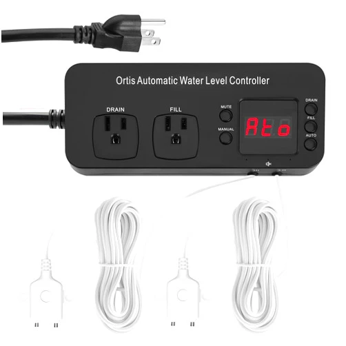 Ortis Auto Top Off System, Oritis Water Refiller Water Level Controller Automatic Water Change for Aquarium Fish Tank Swimming Pool Saltwater Freshwater, Sump Pump Pits