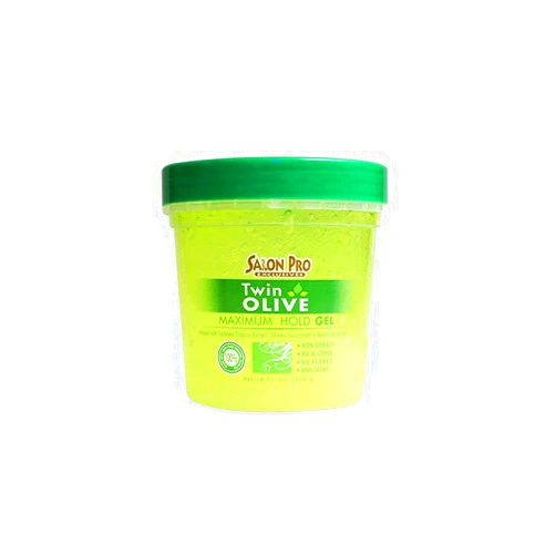 SalonPro Quilom Salon Pro Twin Olive Maximum Hold Styling Gel 16oz