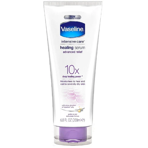 Vaseline Intensive Care Body Serum Lotion, Advanced Relief, 6.8 oz