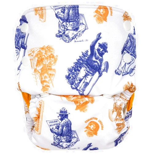 GroVia Reusable All in One Snap Baby Cloth Diaper (AIO) (Only You)