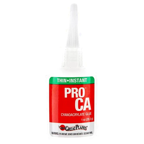 Great Planes Pro CA Glue Thin 1 oz GPMR6002 Miscellaneous Airplane Accessories
