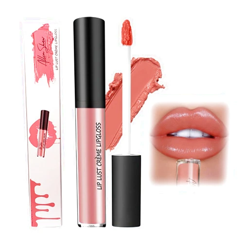 BSMAX 12 Colors Cream Texture Lipstick, 2024 New Waterproof Moisturising Lip Gloss, Non-Stick to Cup Non-Fading Long-Lasting Moisturizing Velvet Liquid Lipstick (#2, 0.2 oz (Pack of 1))