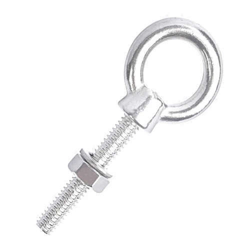 Premier Stainless Solutions 5/16” x 4” Long Stainless Steel Shoulder Threaded Eyebolts, T316 Marine Grade – Lot of 5