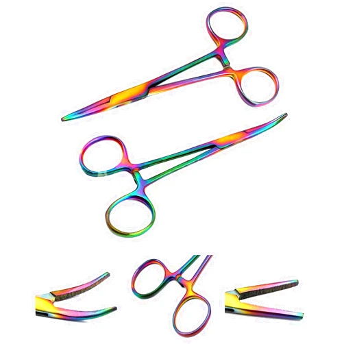 OdontoMed2011® Set of 2 Pcs Premium Autoclaveable Crile Hemostat Forceps Clamps 5.5