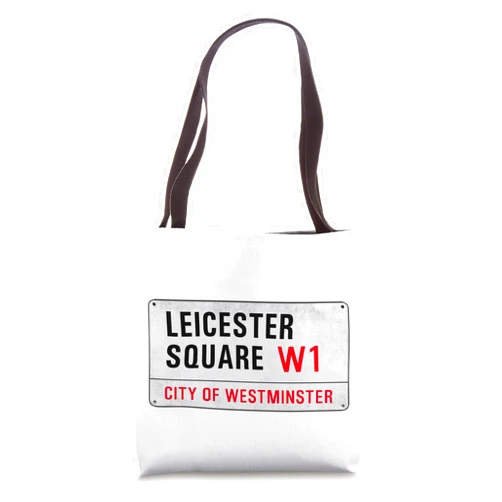 London Tourist Leicester Square W1 Tote Bag
